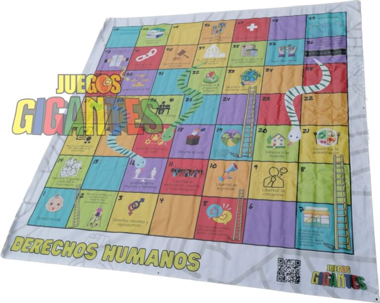 SERPIENTES Y ESCALERAS DE DERECHOS HUMANOS – Juegos Gigantes